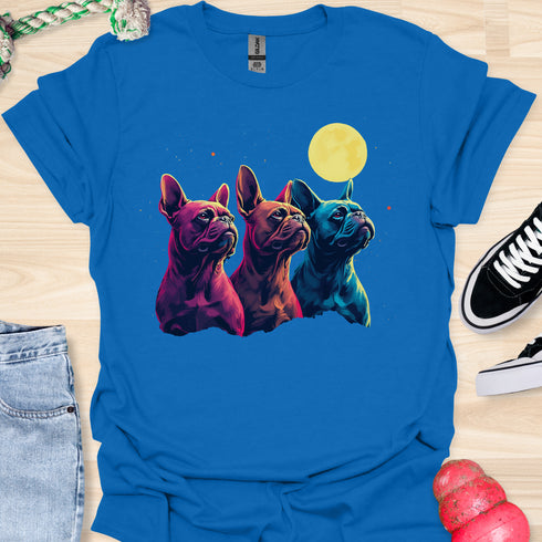Bulldog & Moon - V1 - Stylish T-Shirt
